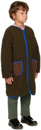 The Campamento Kids Brown Teddy Coat