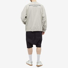 Wooyoungmi Men's Back Logo Nylon Sweat in Grey