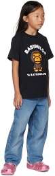BAPE Kids Black Mirror Baby Milo T-Shirt
