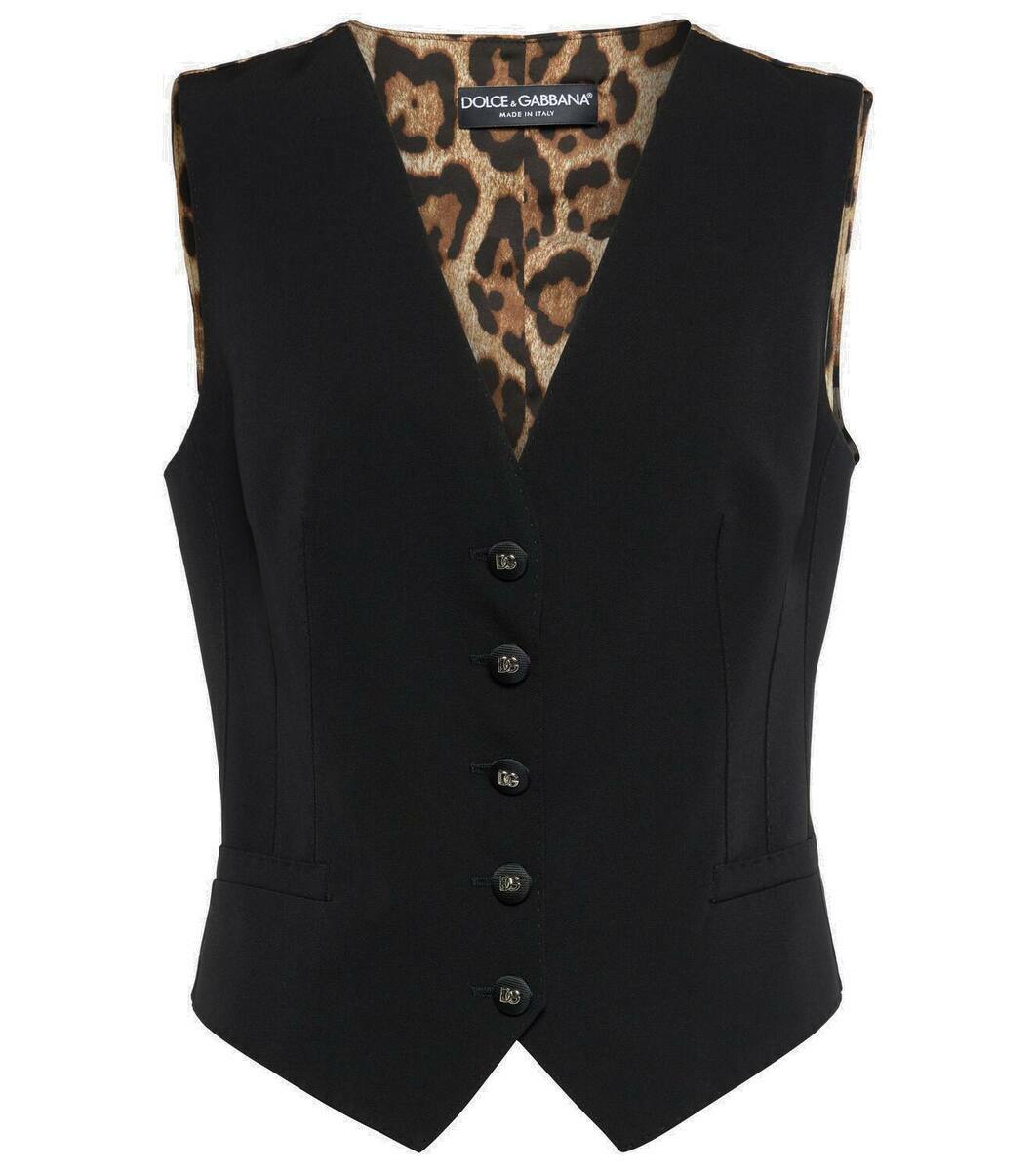 Dolce and Gabbana Off-White Lace Vest Dolce & Gabbana