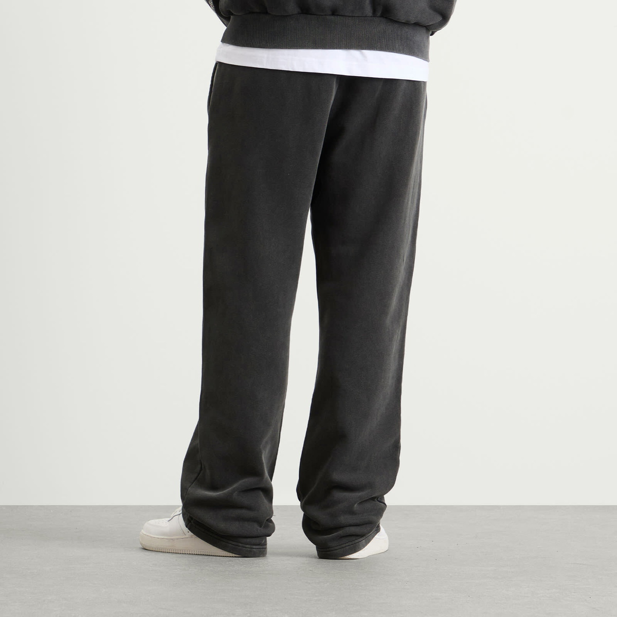 God Made Men's GM Logo Sweatpants in Washed Grey
