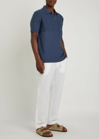 PS Paul Smith Piqué Cotton Polo Shirt Blue