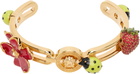 Versace Gold Enameled Bracelet