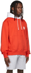 Helmut Lang Red Lifeguard Hoodie