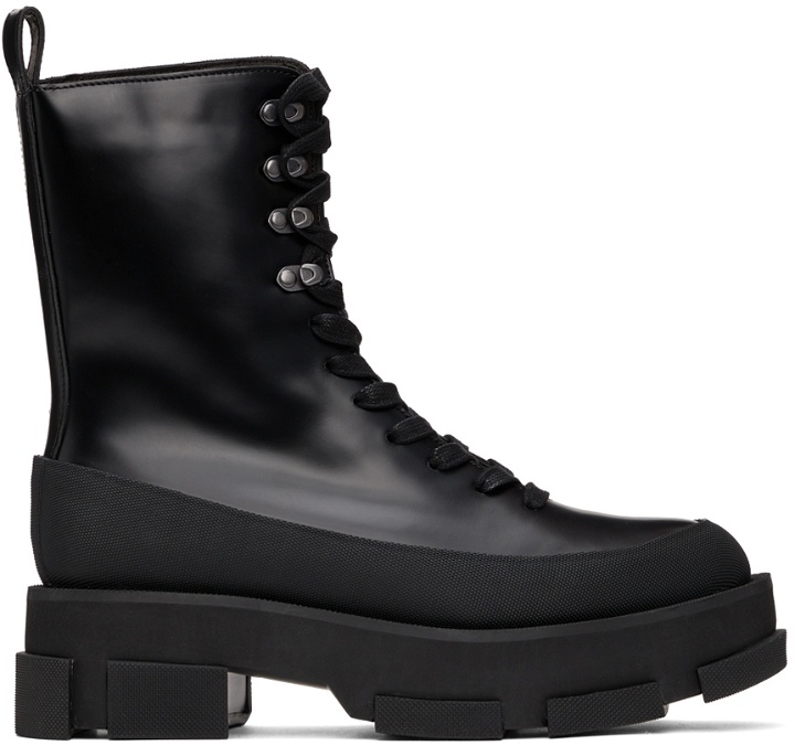 Photo: both Black Gao Platform Boots