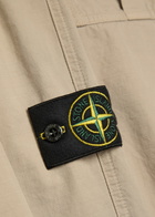 Stone Island Cotton Ripstop Straight-leg Cotton Trousers Sand