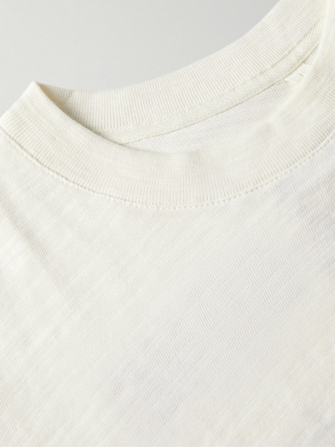 Rag & Bone - Logo-Embroidered Slub Cotton-Jersey T-Shirt - White Rag ...