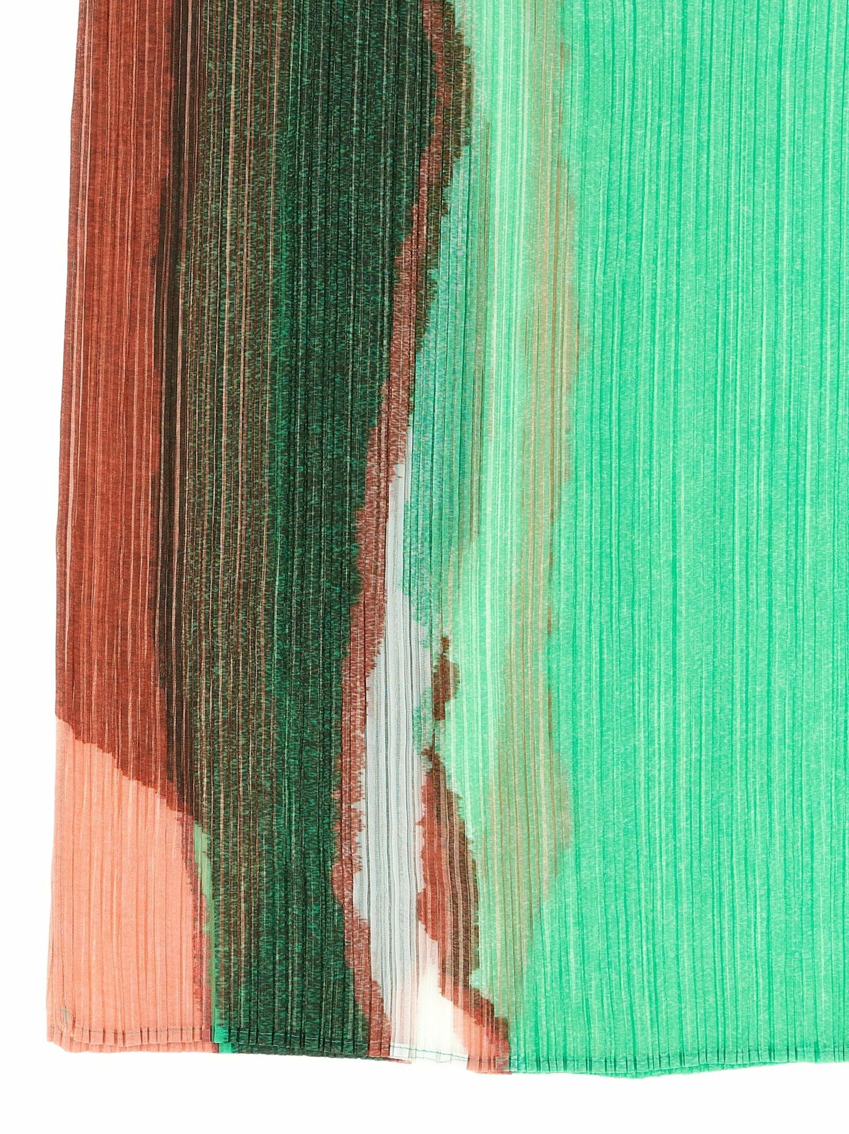 Pleats Please Issey Miyake grainy Colors Madame-t Stole Pleats 