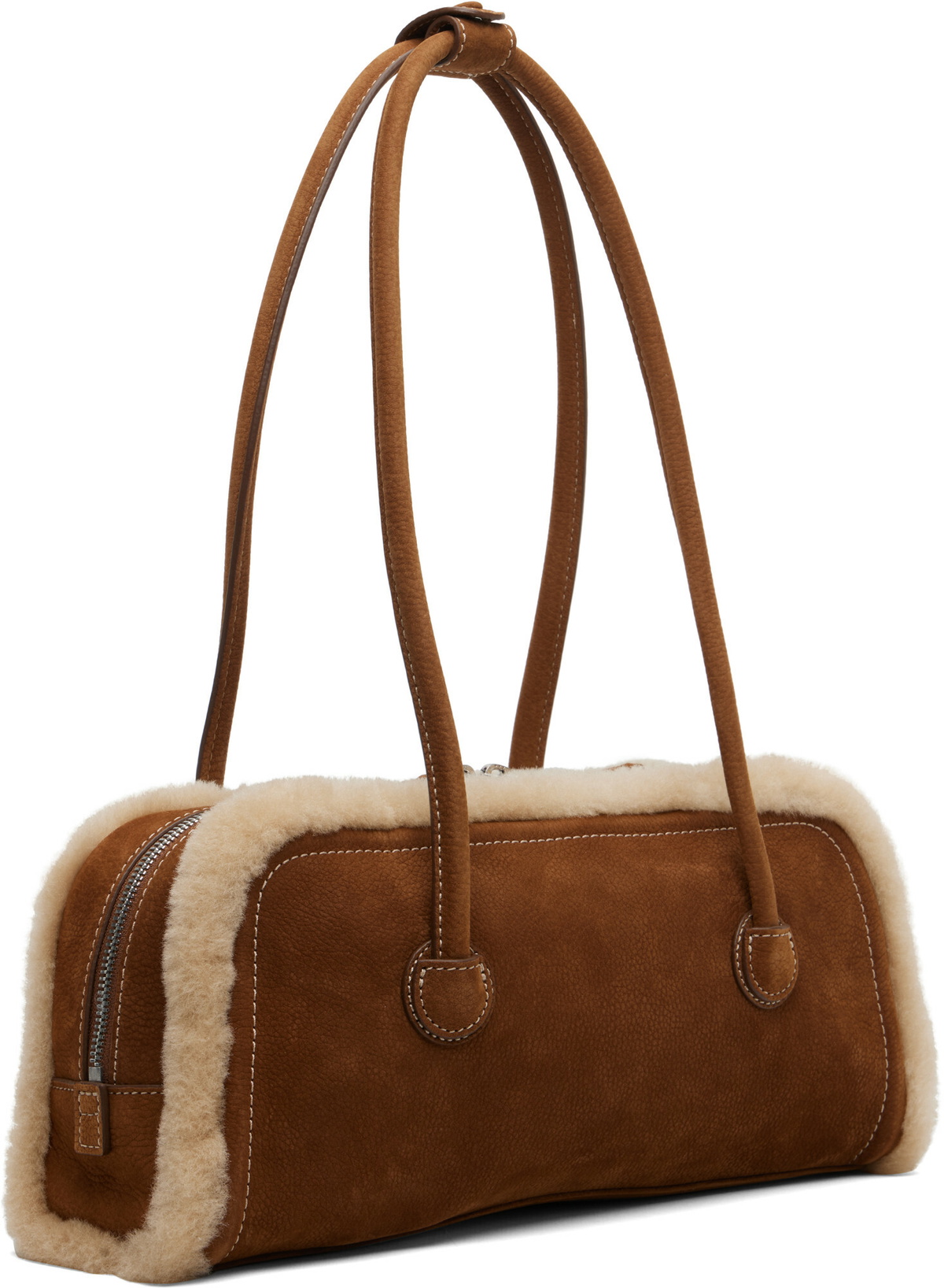 MARGESHERWOOD Tan Soft Boston EW Bag