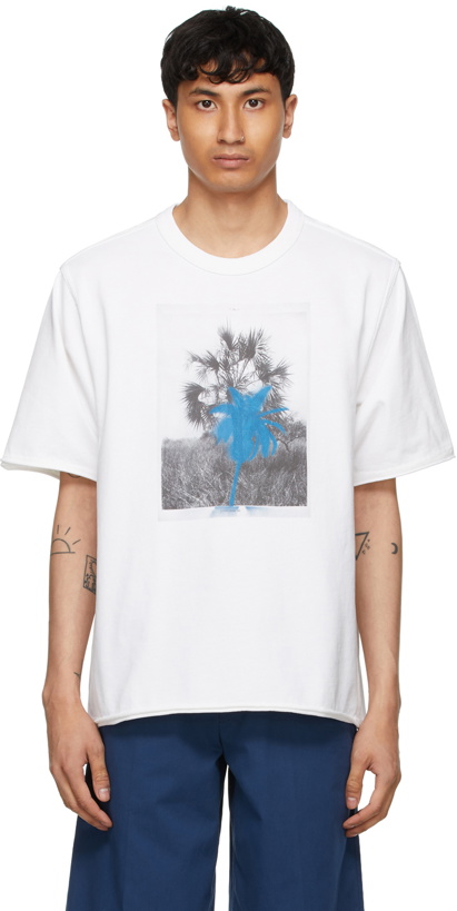 Photo: Kenzo White High Summer Oversized Tropical Graffiti T-Shirt