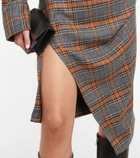 Petar Petrov Addam checked shirt dress