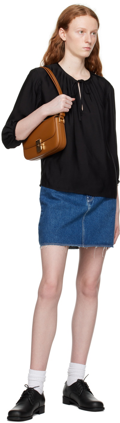A.P.C. Black Anouk Blouse