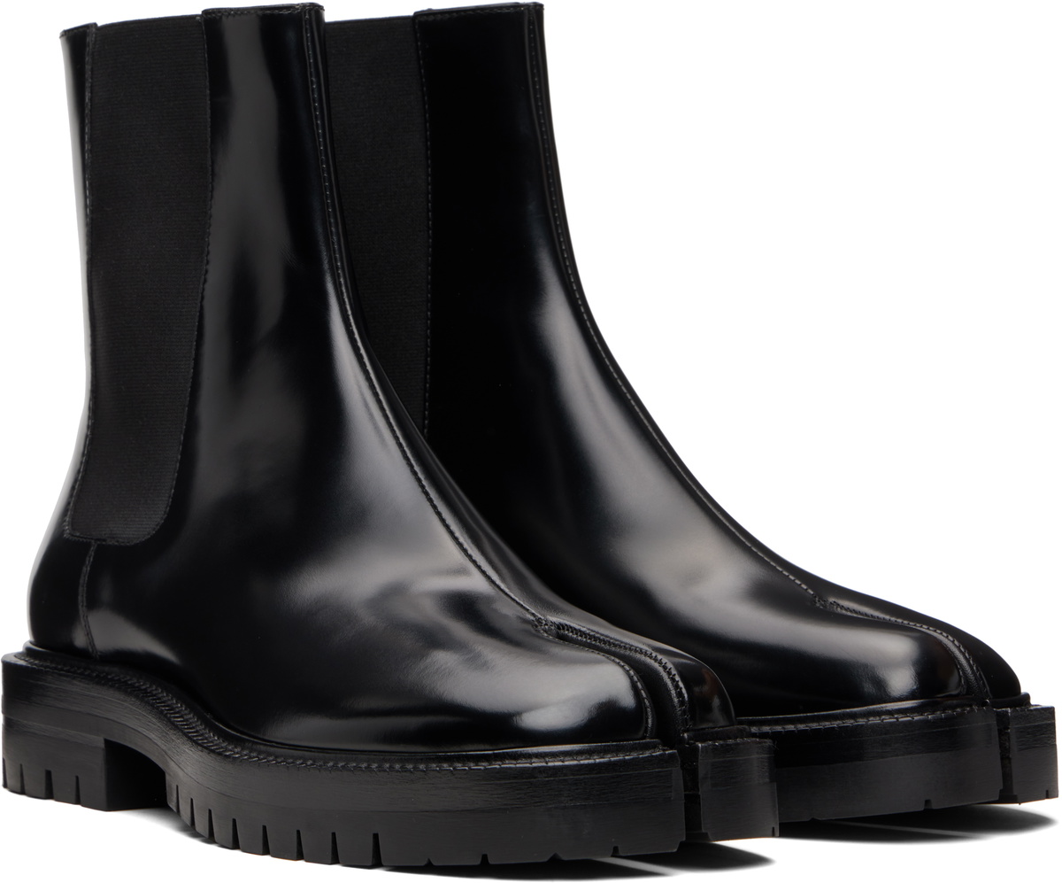 Maison Margiela Black Tabi Chelsea Boots