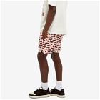 Rhude Men's Dolce Vita Swim Shorts in Red/Cream