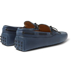 Tod's - Gommino Full-Grain Nubuck Driving Shoes - Blue