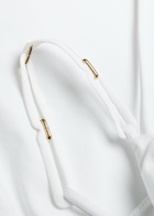 Max Mara Chappa One-shoulder Swimsuit White