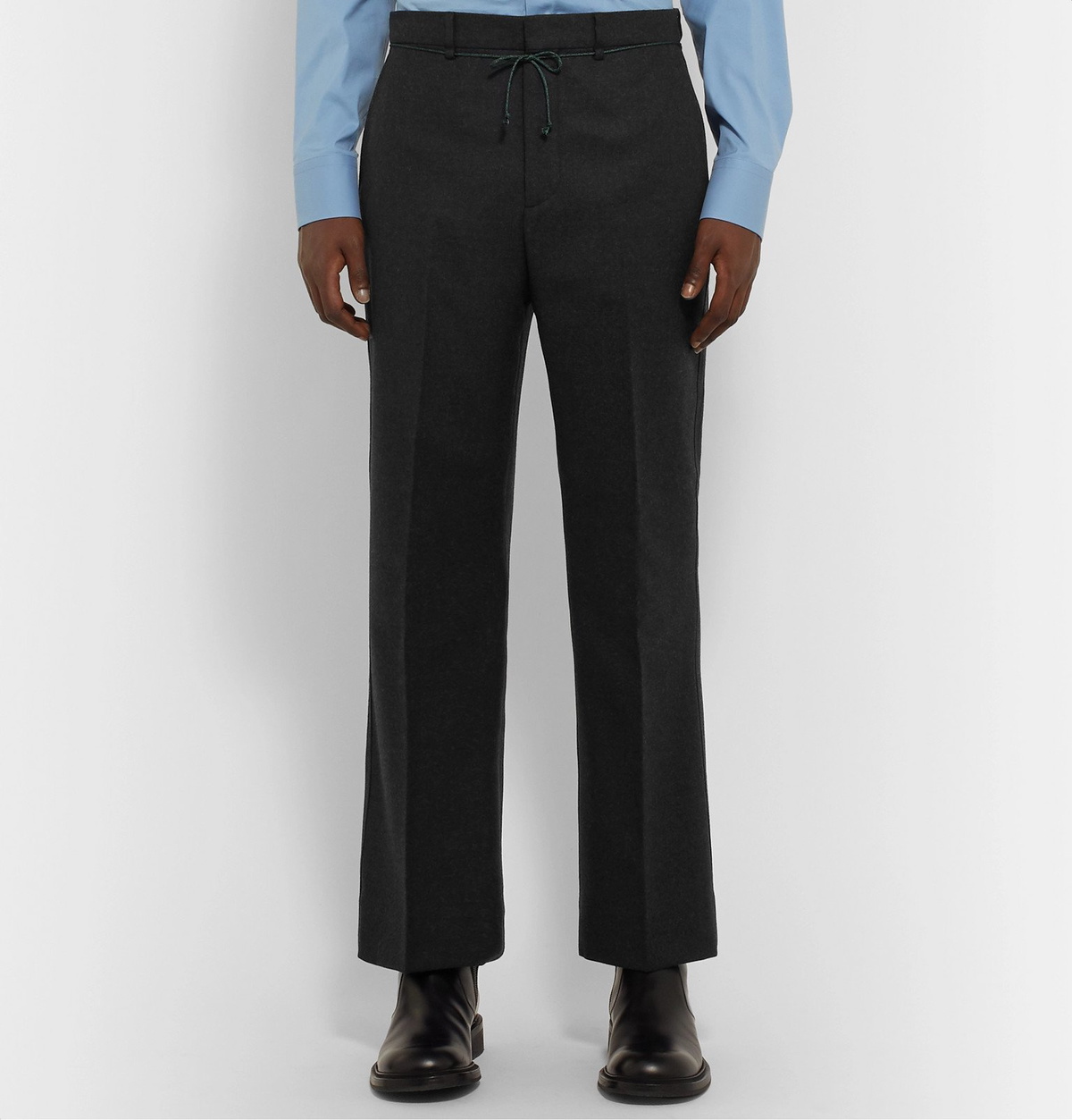 Acne cropped hot sale trousers