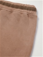 Greg Lauren - Tapered Cotton-Jersey Sweatpants - Brown