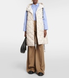 Max Mara The Cube Sisoft quilted down vest