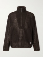 ROA - Ocular Logo-Embroidered Polartec® Alpha® Direct Half-Zip Sweater - Brown