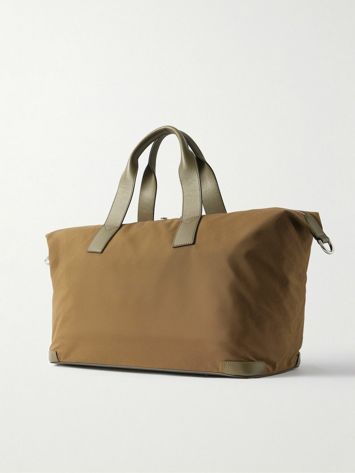 Mulberry - Leather-Trimmed Waxed-Cotton Weekend Bag