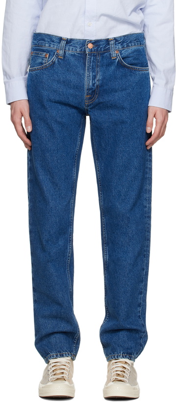 Photo: Nudie Jeans Blue Gritty Jackson Jeans