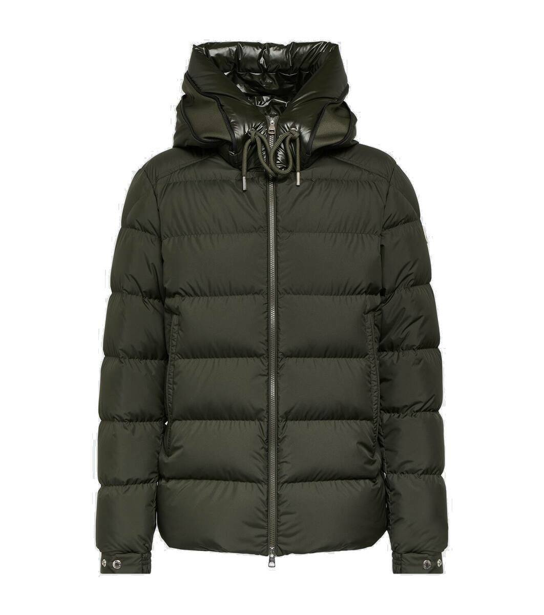 Moncler Cardamine Hooded Down Vest Dark Green at CareOfCarl.com