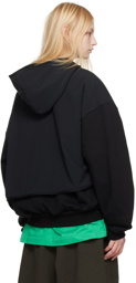 Fear of God ESSENTIALS Black Bonded Hoodie