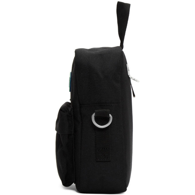 ADER error Black Mini Stone Logo Backpack Bag ADER error