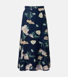 Erdem Floral midi skirt
