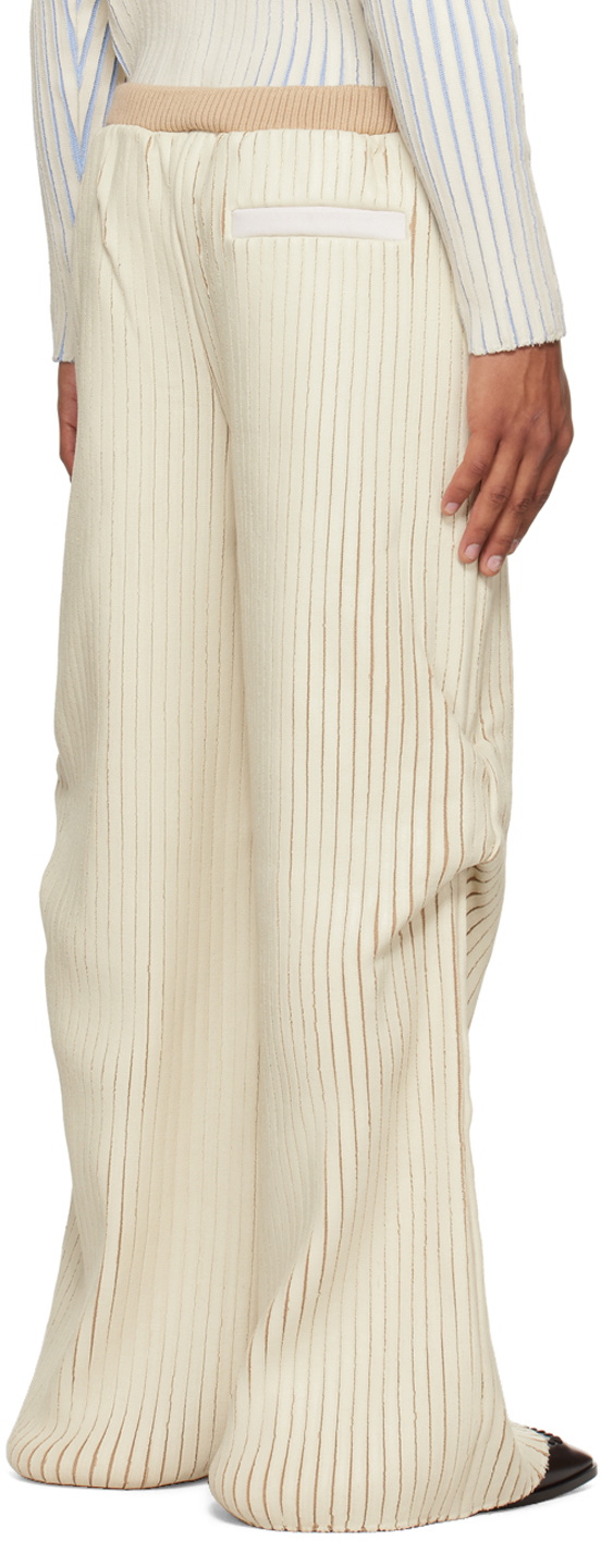 Stanley Raffington SSENSE Exclusive Off-White & Beige Trousers