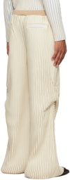 Stanley Raffington SSENSE Exclusive Off-White & Beige Trousers