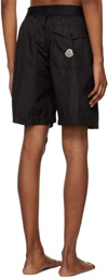 Moncler Black Three-Pocket Swim Shorts