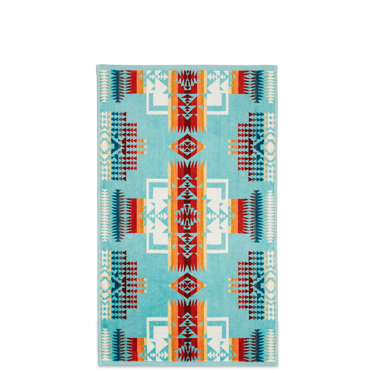 Pendleton Three Piece Towel Set in Aqua 
