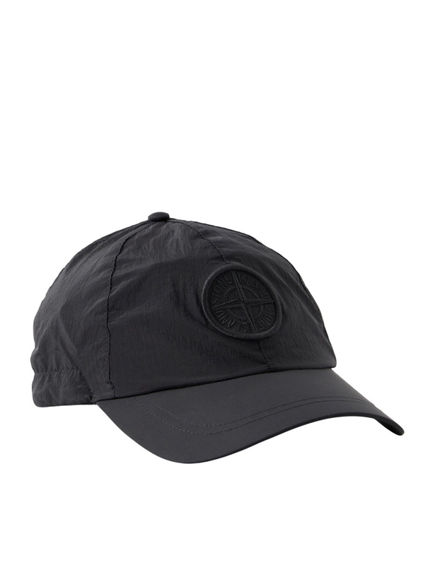 Photo: Stone Island - Logo-Appliquéd Shell Baseball Cap - Black