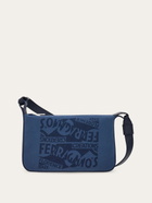 Ferragamo Mens Shoulder bag with logo in Blue