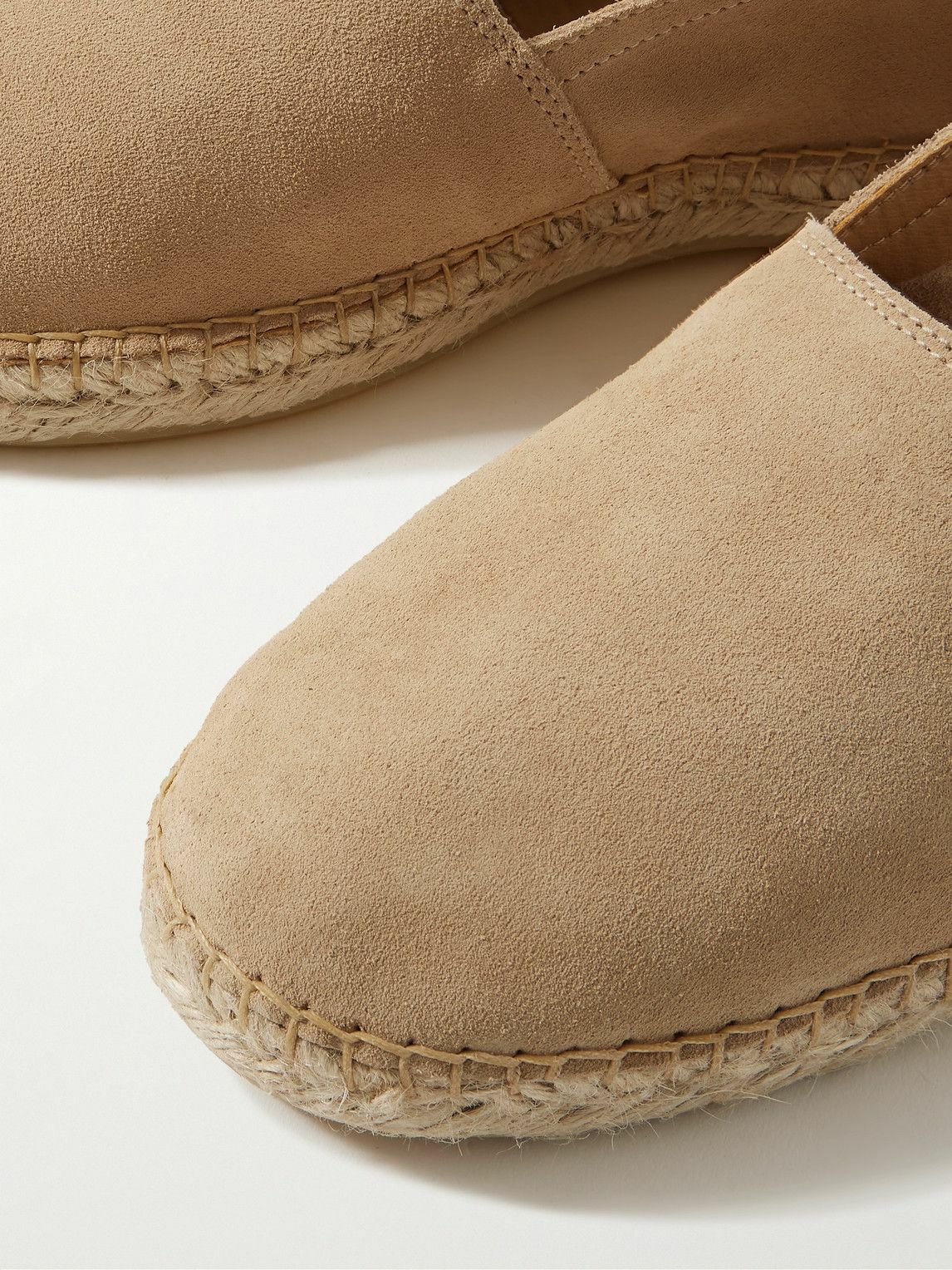 Frescobol Carioca - Helio Suede Espadrilles - Neutrals