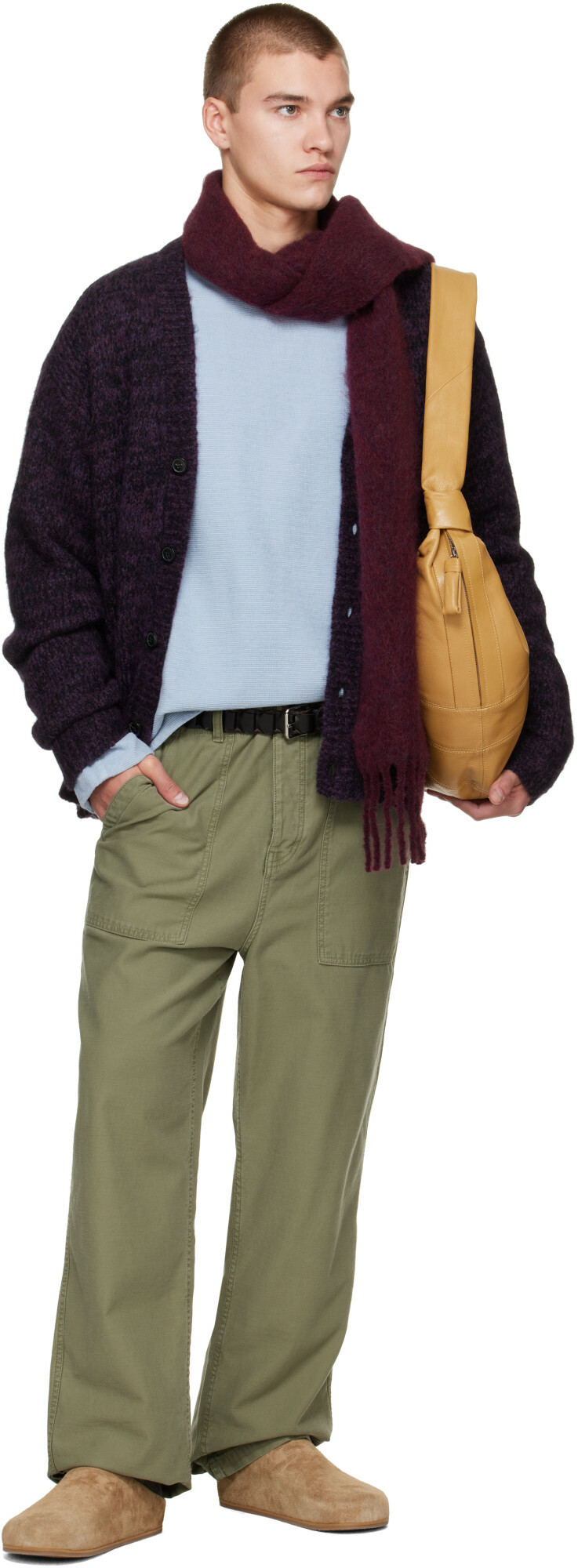 CASEY CASEY Blue Workwear Sweatshirt