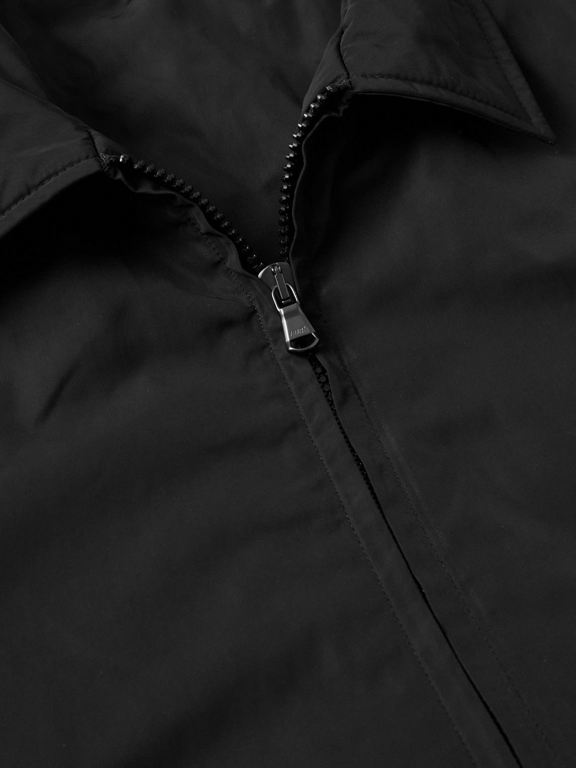 James Perse - Padded Recycled-Twill Bomber Jacket - Black