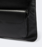 Métier Slide leather messenger bag
