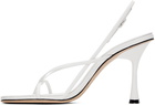 Studio Amelia White Wishbone 90 Heels