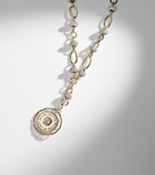 FoundRae Lovestruck Commitment 18kt gold pendant necklace with diamonds