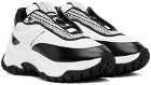 Marc Jacobs White & Black 'The Lazy Runner' Sneakers