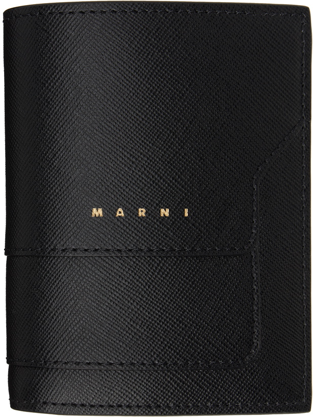 Photo: Marni Green & Grey Logo Card Holder