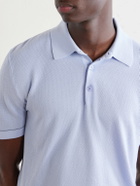 Brioni - Sea Island Cotton Polo Shirt - Blue