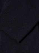 Lardini - Double-Breasted Virgin Wool Cardigan - Blue