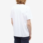 Maison Kitsuné Men's Chillax Fox Patch Classic T-Shirt in White