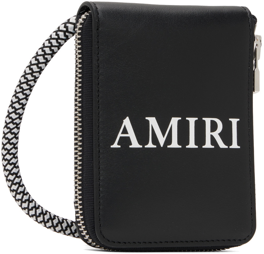 AMIRI Black Zip Around Bag Amiri