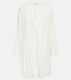 Vince Trapeze linen-blend minidress