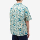 Drole de Monsieur Men's Drôle de Monsieur Paisley Vacation Shirt in Multicolor